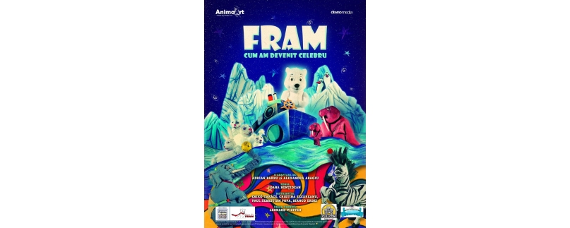 Spectacolul de teatru în limba română „Fram – cum am devenit celebru”
